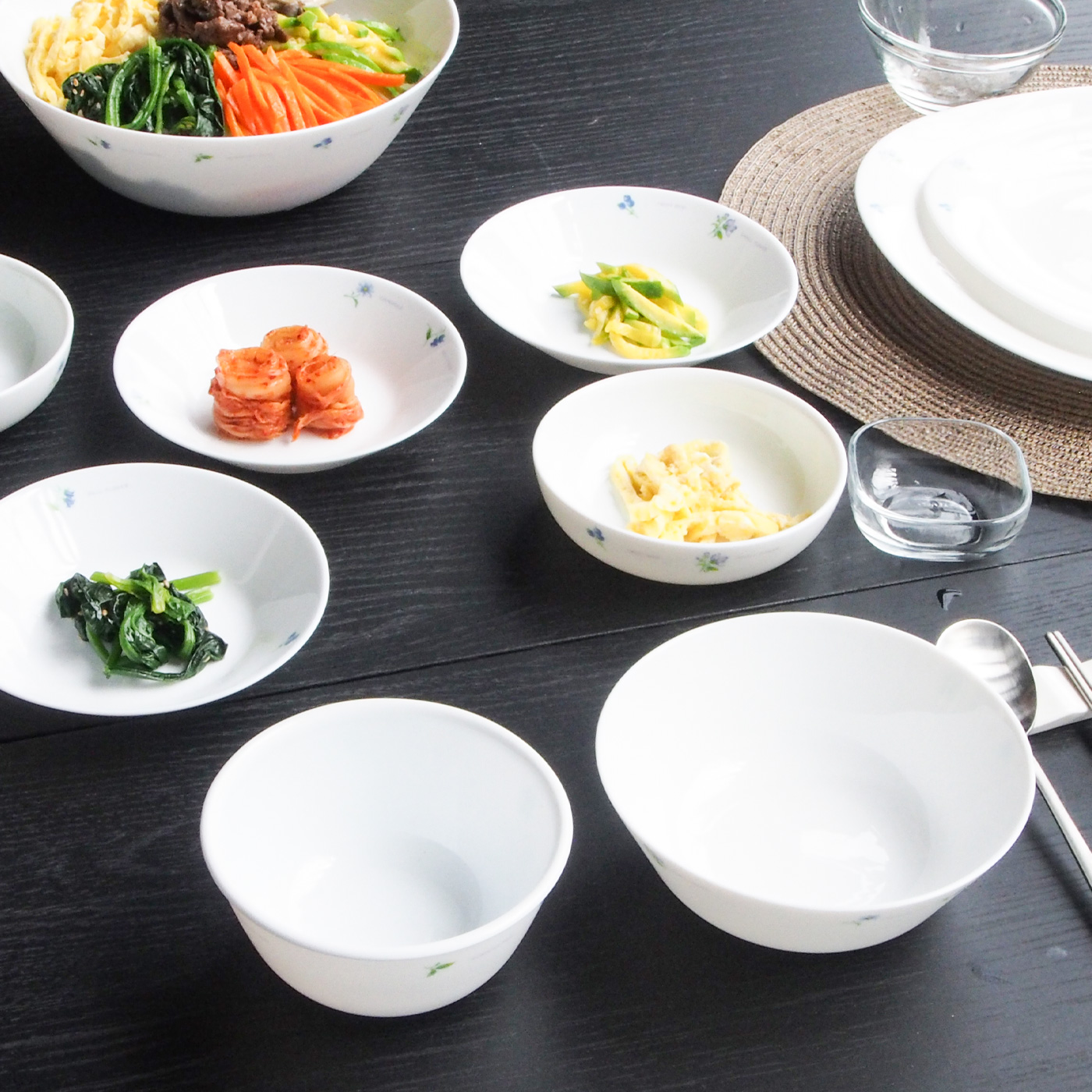 바칠레 유로피안 카모마일 10인 패밀리 홈식기 세트 36p - 상세 이미지 4