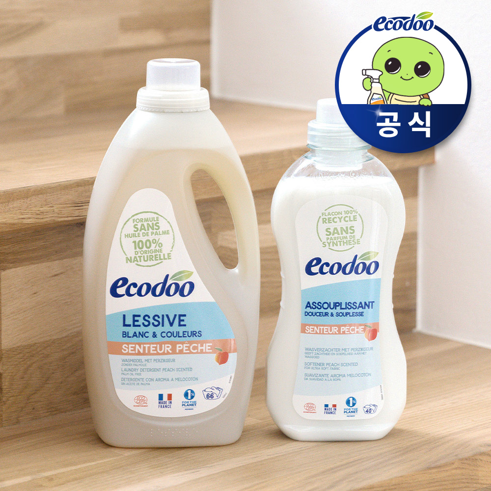 에코두 세탁세제 2L + 섬유유연제 1L (향 선택) - 상품 이미지