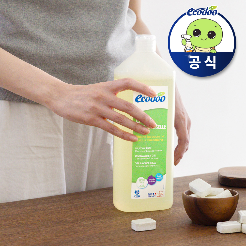 에코두 식기세척기세제 액상형 식세기세제 액체 1L, 1개