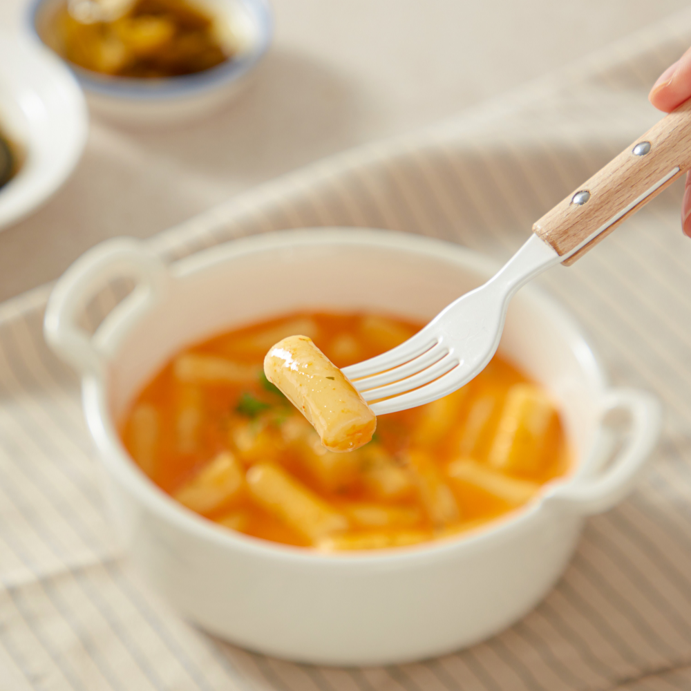 [원더뽀끼] 황금레시피떡볶이 로제 크림 즉석 떡볶이 밀떡 상온 240g - 상세 이미지 3