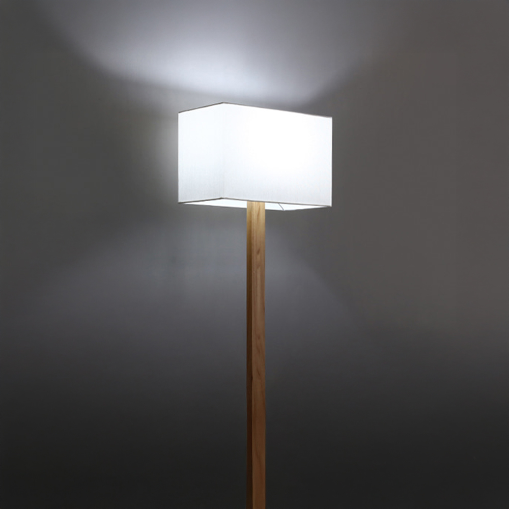 RENE 원목장스탠드 E26 KS1939F + E26 LED 스마트전구 9W 컬러 세트 이미지 6