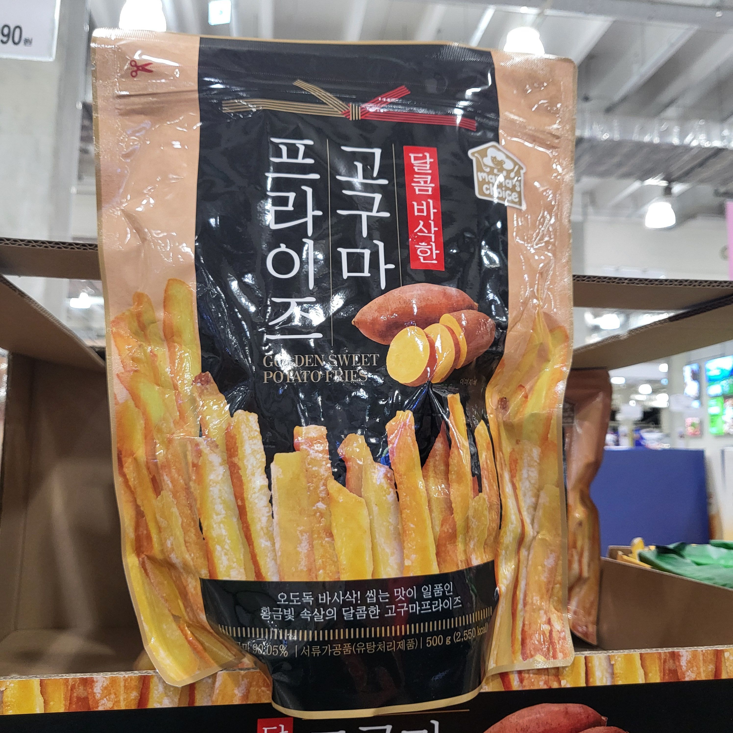 코스트코 마마스 고구마칩 프라이즈 고구마 과자 스틱 간식 500G - 상품 이미지