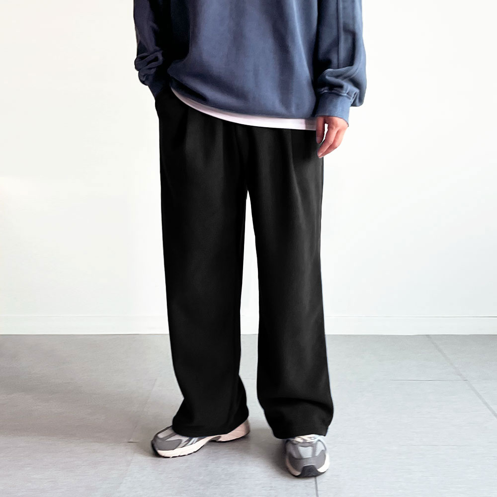 보아털바지 남성기모와이드팬츠 남성융털바지 - 상품 이미지