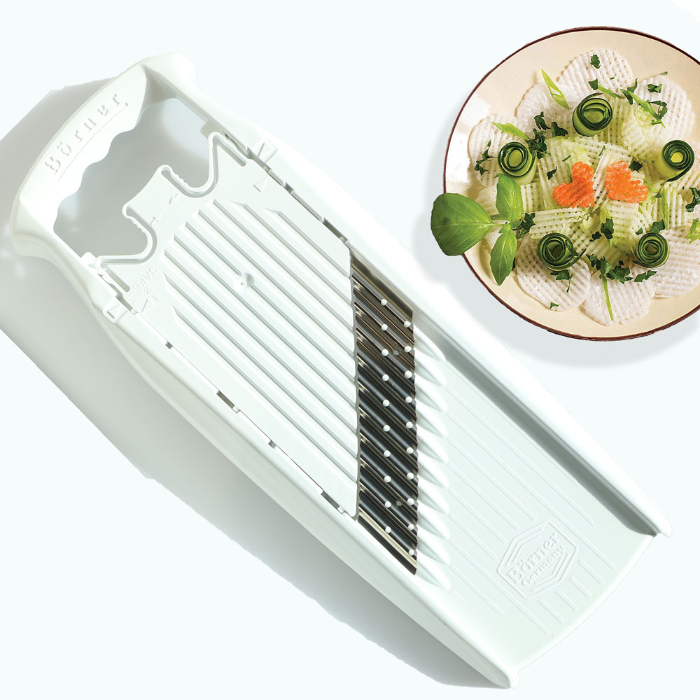 [베르너] 와플 채칼 그레이터 슬라이서 와플메이커 피클 벌집형 감자 고구마 튀김 슬라이스