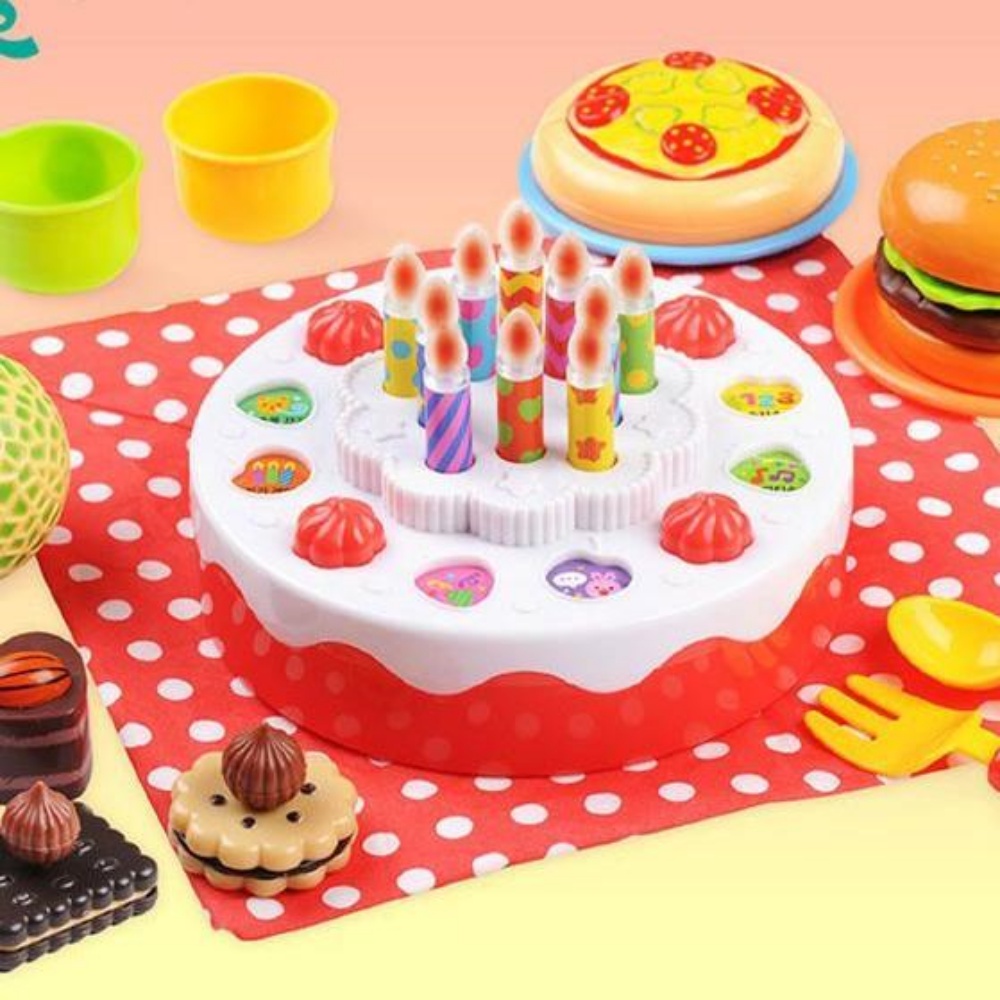 2살 두돌 아기 장난감 생일케이크 생일파티 소리나는 놀잇감 - 상세 이미지 2