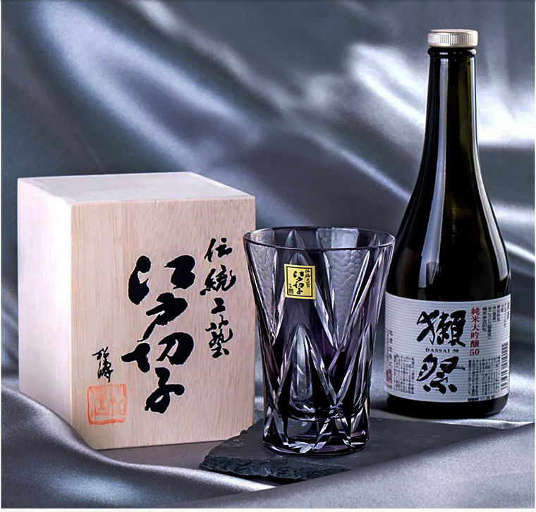 [타지마글라스 코리아] 일본 에도키리코 위스키잔 바카라 사케잔 쇼츄 니혼슈 닷사이23