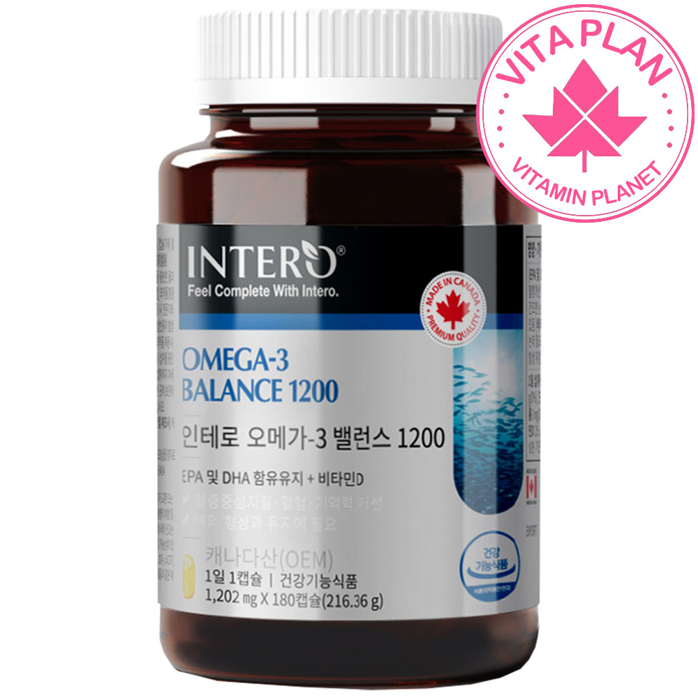 [6개월분] 캐나다 오메가3 EPADHA 엔초비 멸치 비타민D 피시오일 대용량 180캡슐, 1개 - 상품 이미지