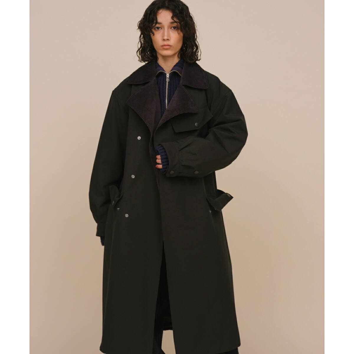 바버 × ADAM ET ROPE' 콜라보 DESPATCH RIDERS COAT 코트 - 상세 이미지 5