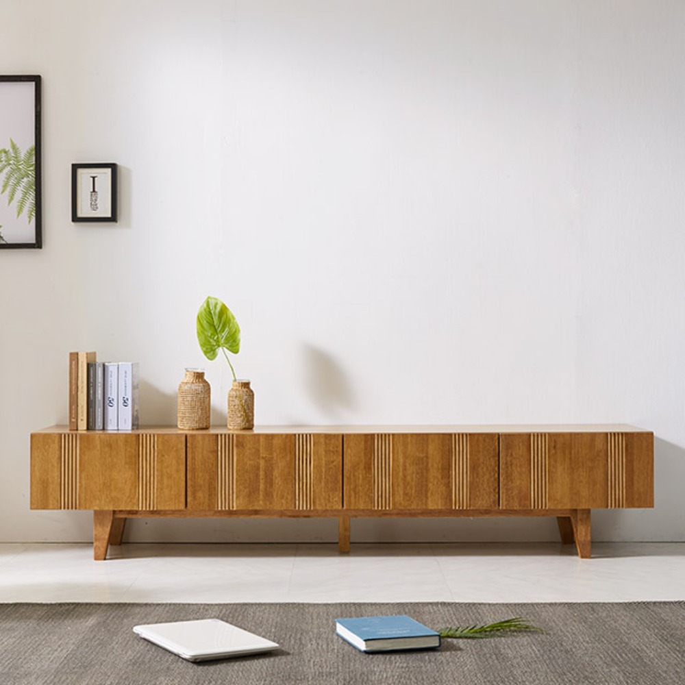 에셋 LPM 고무나무 거실장 2000