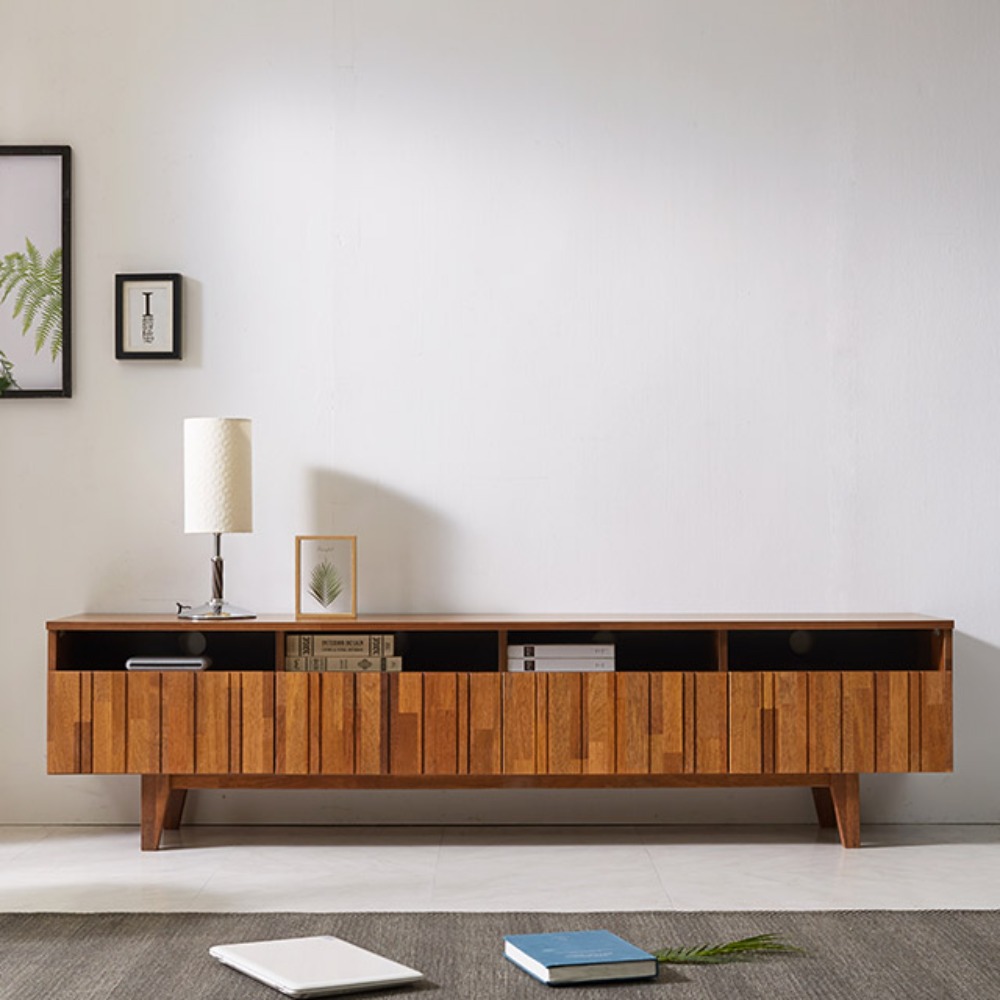 에셋 LP 멀바우 2단거실장2000