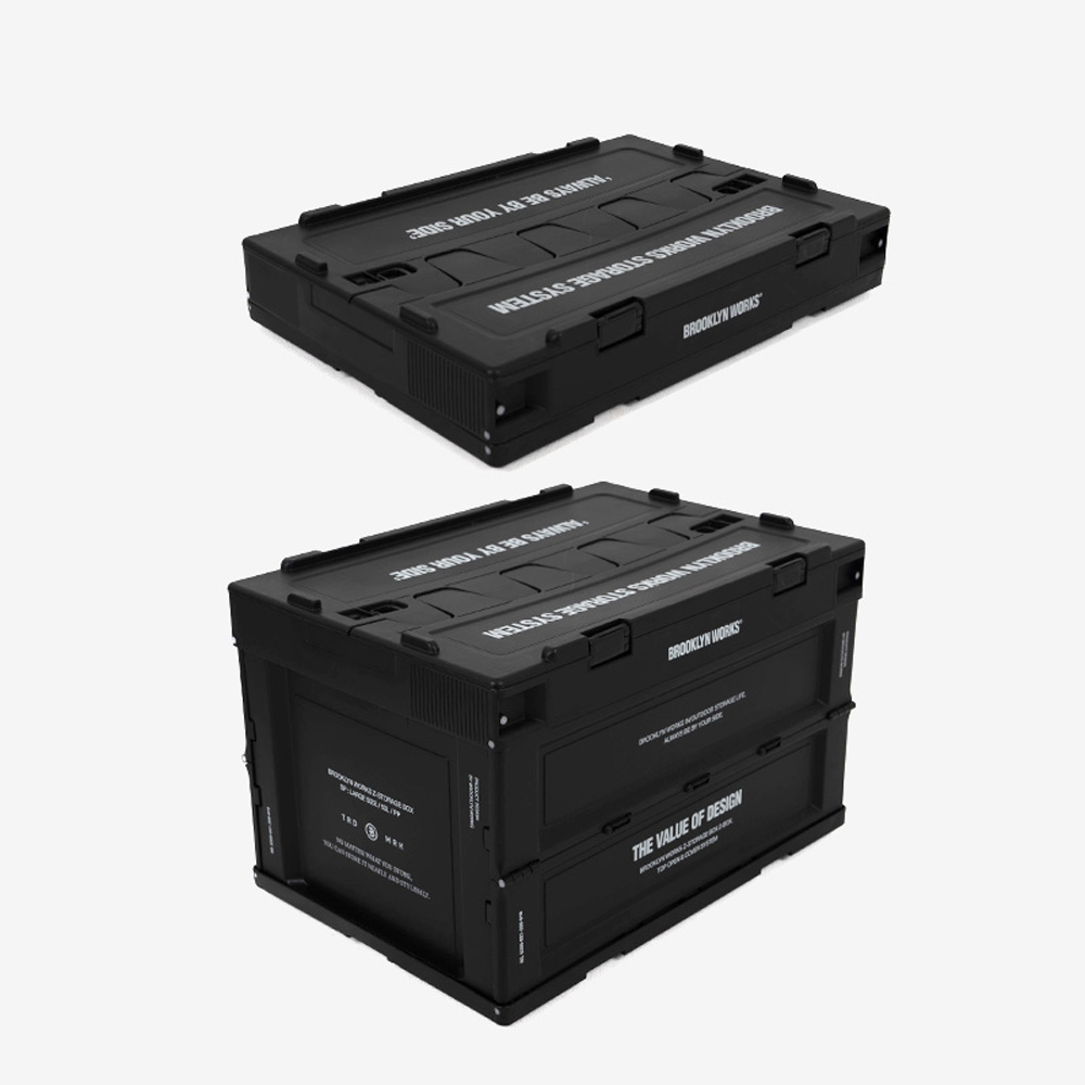 브루클린웍스 Z 박스 50L 2.0 캠핑 접이식 폴딩 오픈형 수납 정리함 트렁크 멀티 상자