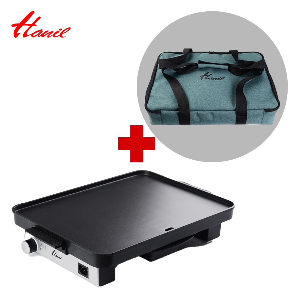 한일 전기그릴 고기 불판 삼겹살 전기그릴팬 미니 휴대용 바베큐