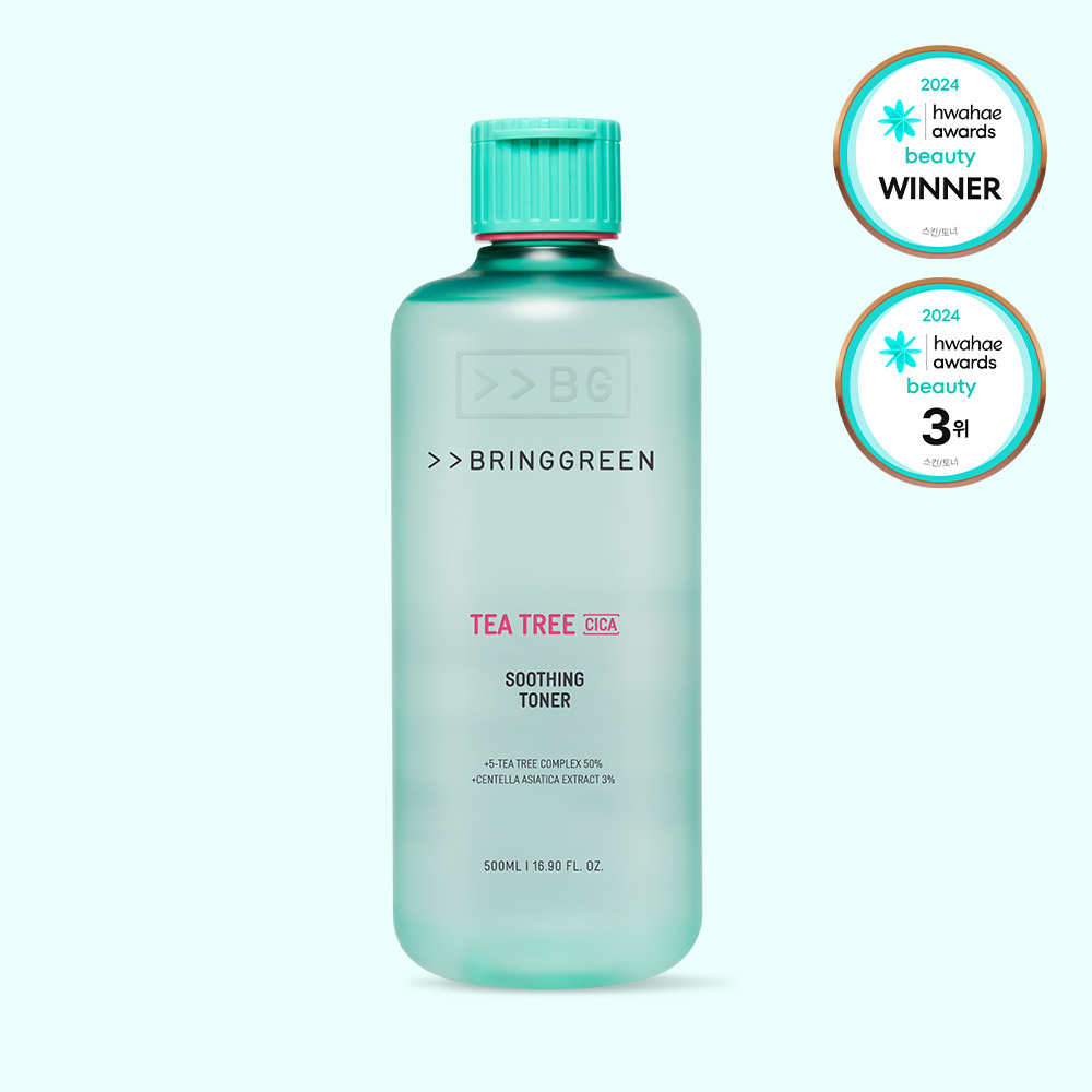 브링그린 티트리 시카 수딩 토너 대용량 증정기획 500ml