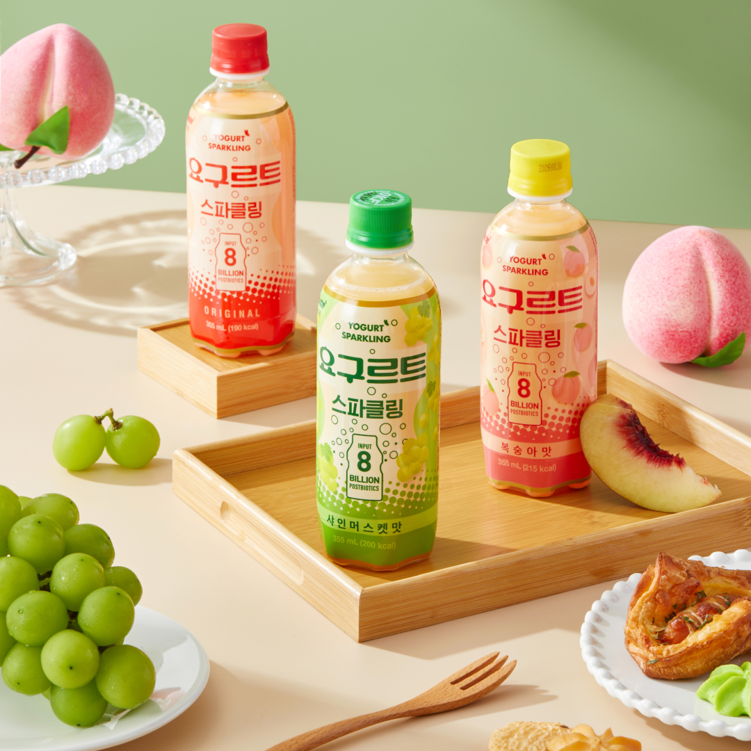 [블링부스터] 요구르트 스파클링 샤인머스켓맛 355ml/병 - 상세 이미지 4