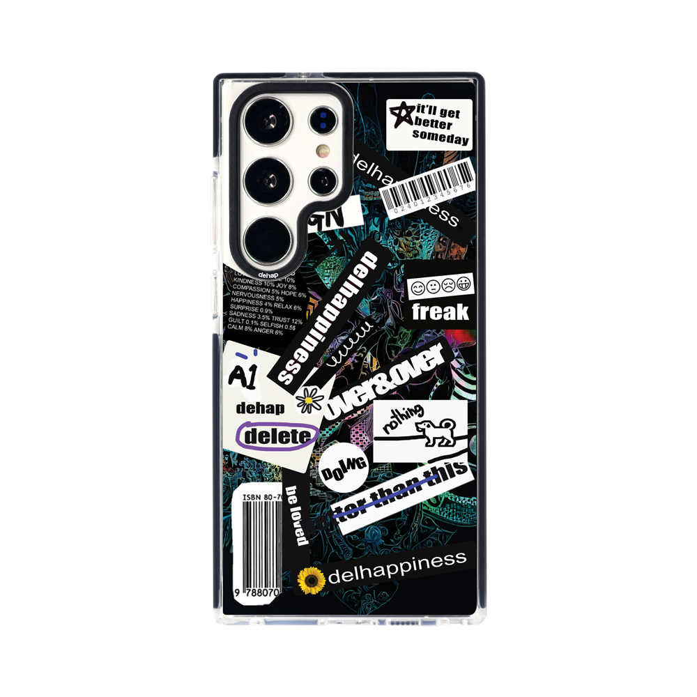 dehap X CHE 맥시멀블랙라벨 갤럭시 s24 울트라 플러스 케이스 투명 범퍼 - 상품 이미지