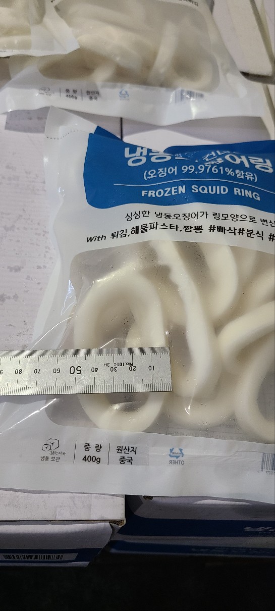 냉동 오징어링 400g 튀김 볶음 대용량 - 상세 이미지 4