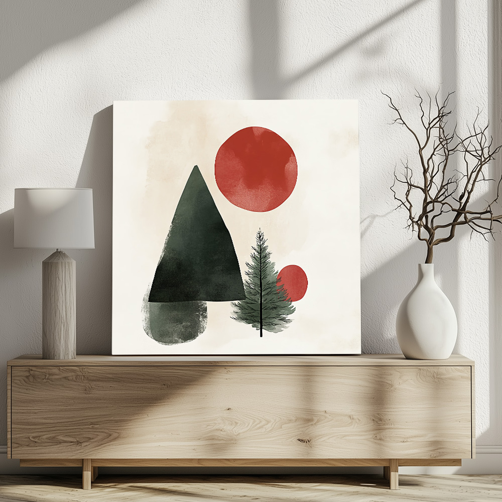 조화의미 80cm x 80cm 캔버스액자 추상화 - 상세 이미지 5