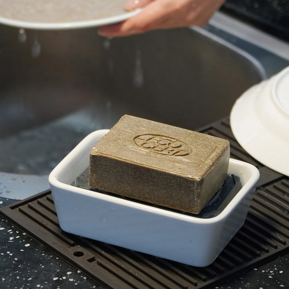 매터사봉 천연 친환경 올리브 대용량 마르세유 설거지 바 주방 비누 200g, 1개