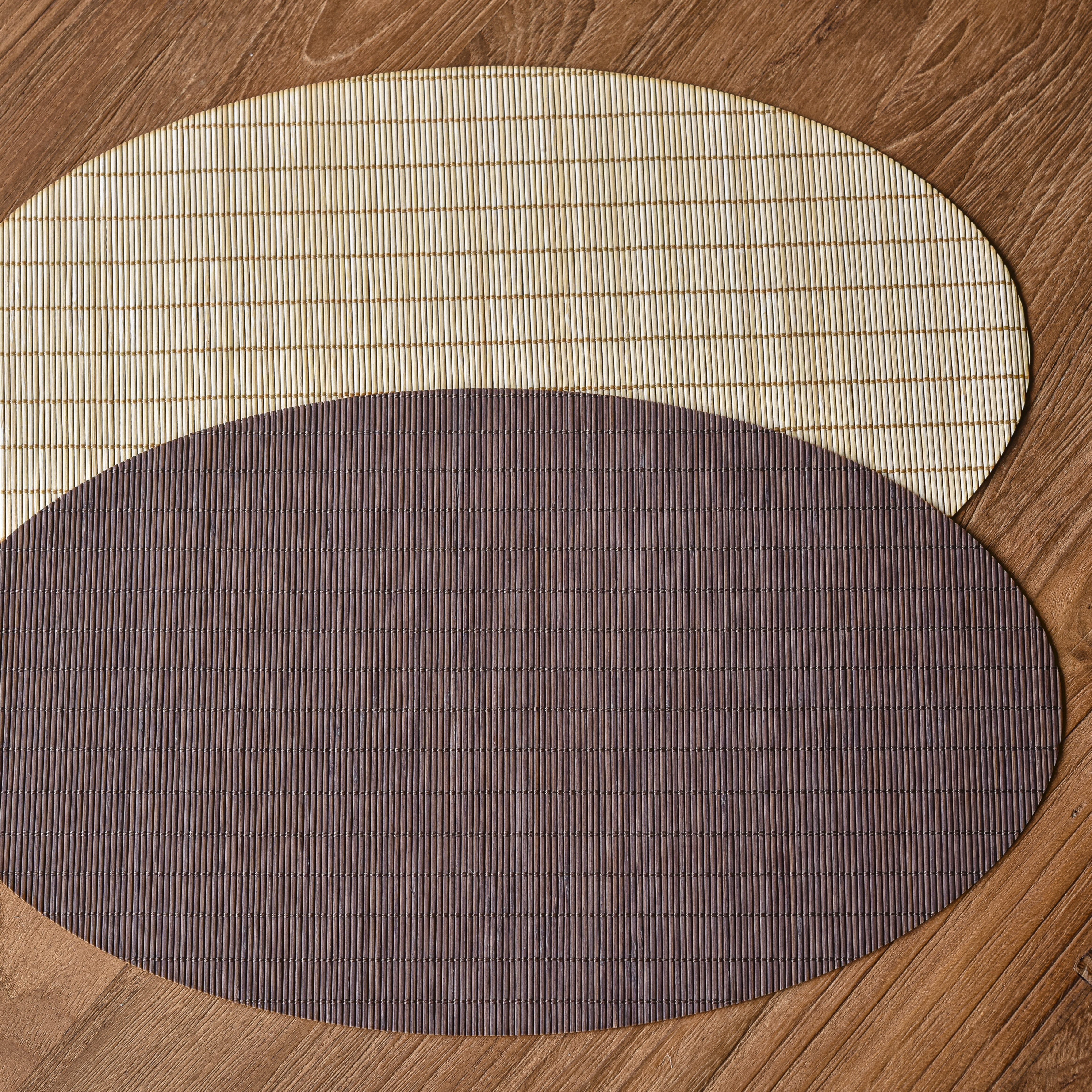 내츄럴 라운드 티매트 타원형 식탁 테이블 매트