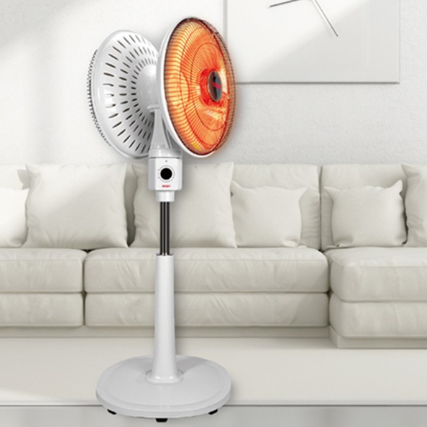 듀얼 선풍기형 전기 히터 온열 선풍기 히터 사무실 난방 기구
