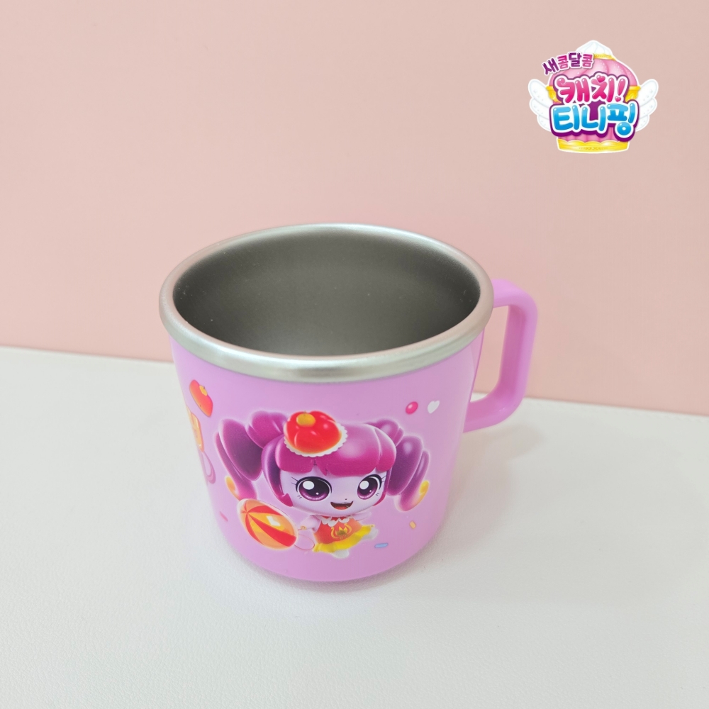 캐치티니핑컵 어린이집 양치컵 말랑핑 스텐컵 유아컵 물컵