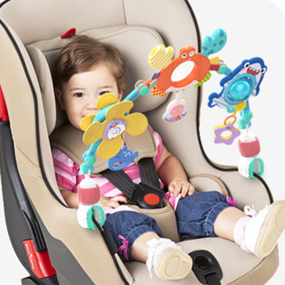 키저스 플레이베베 유모차 카시트 모빌 장난감 신생아 돌 아기 유아 선물 그린해피가든