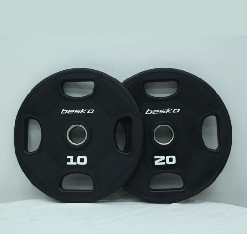 베스코원판 4홀TPU 바벨 중량 10kg, 1개 - 상세 이미지 3