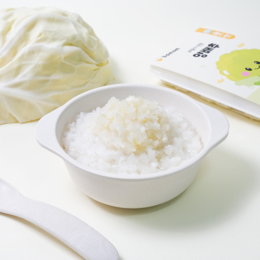 바맘 야채 큐브 양배추 외 45종 15g x 6구 채소 토핑 재료 죽 미음 [원산지:상세설명에 표시]