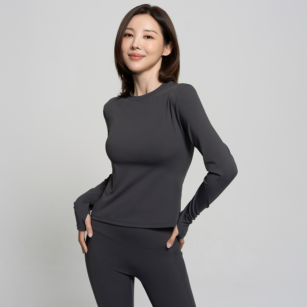 [콘치웨어] 슬림핏 에센셜 롱 슬리브 (5color) - 상세 이미지 5