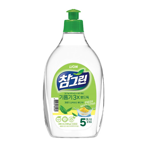 참그린 기름기뽀드득 주방세제 500g 본품x4개 - 상세 이미지 2