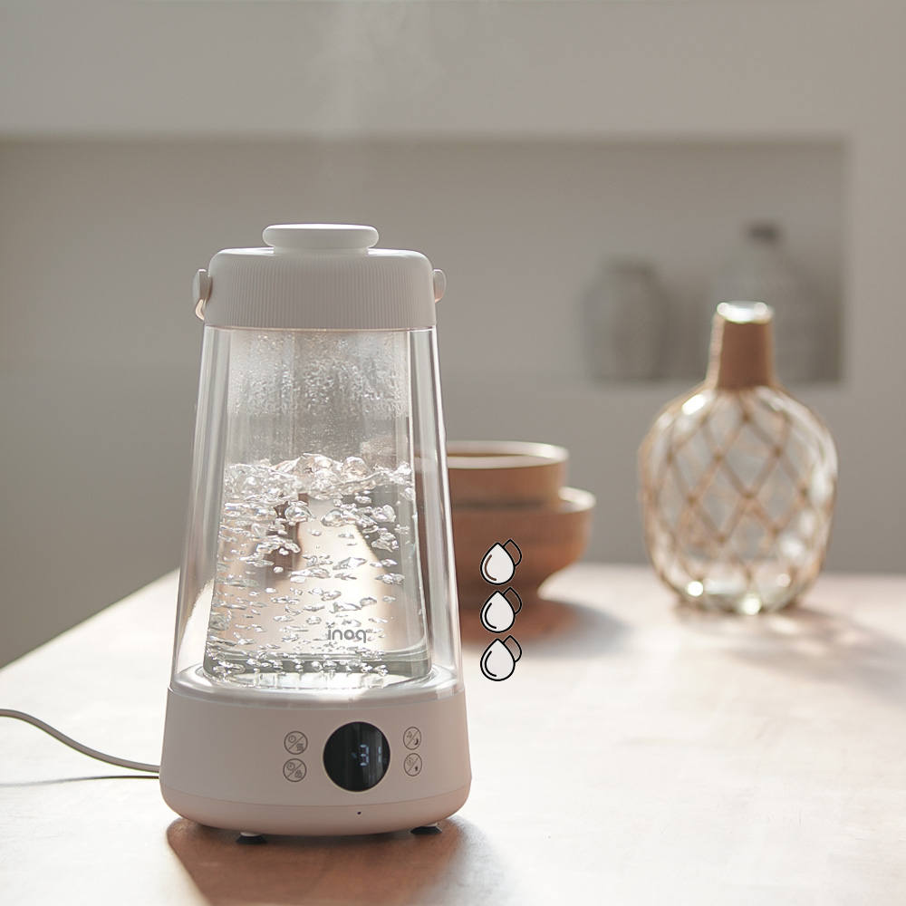 신생아 가열식 가습기 리모컨 간편세척 유리 스텐 100도씨