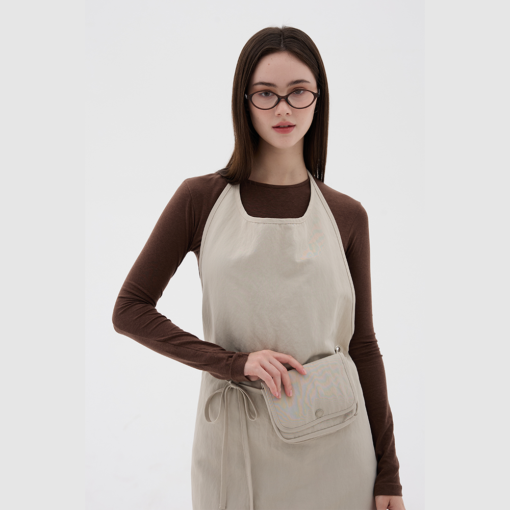 루카너스 홀터 에이프런 자체제작 방수 예쁜앞치마 미용 공방 애견미용 꽃집 네일 카페앞치마