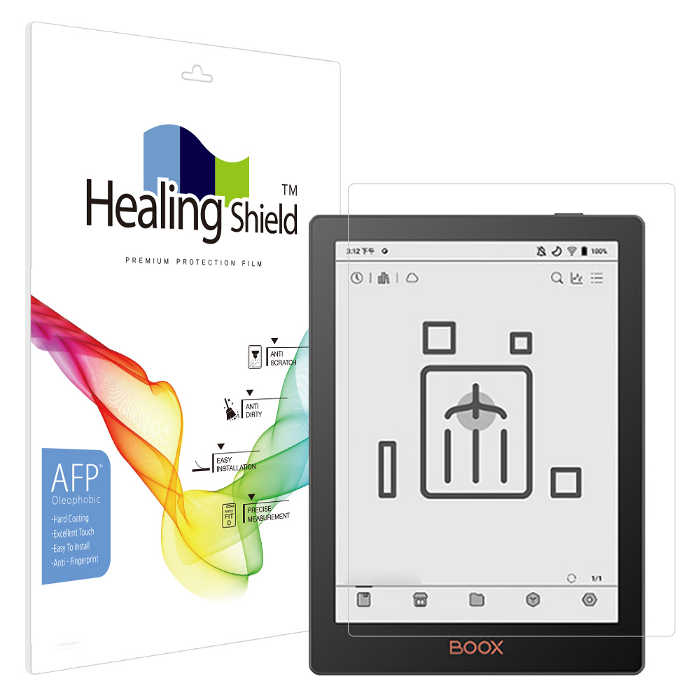 오닉스 북스 포크 6 블랙 올레포빅 액정보호필름