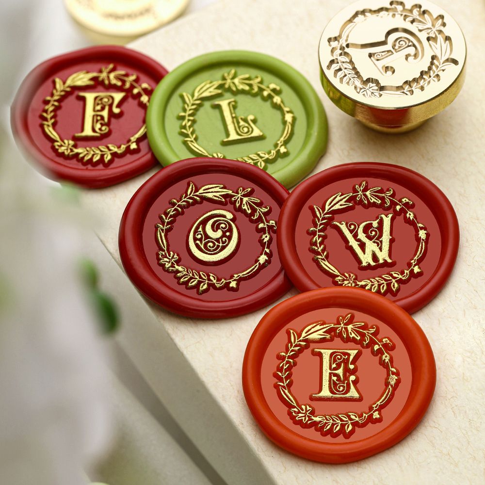 실링왁스 인장 스탬프 영문자 알파벳 이니셜 26자 A 이미지 4