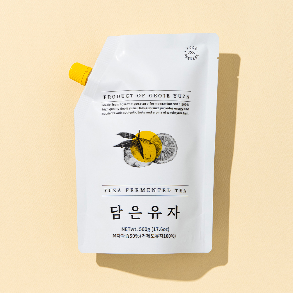 (몬더스)담은유자 500g 1팩 유자원액 하이볼