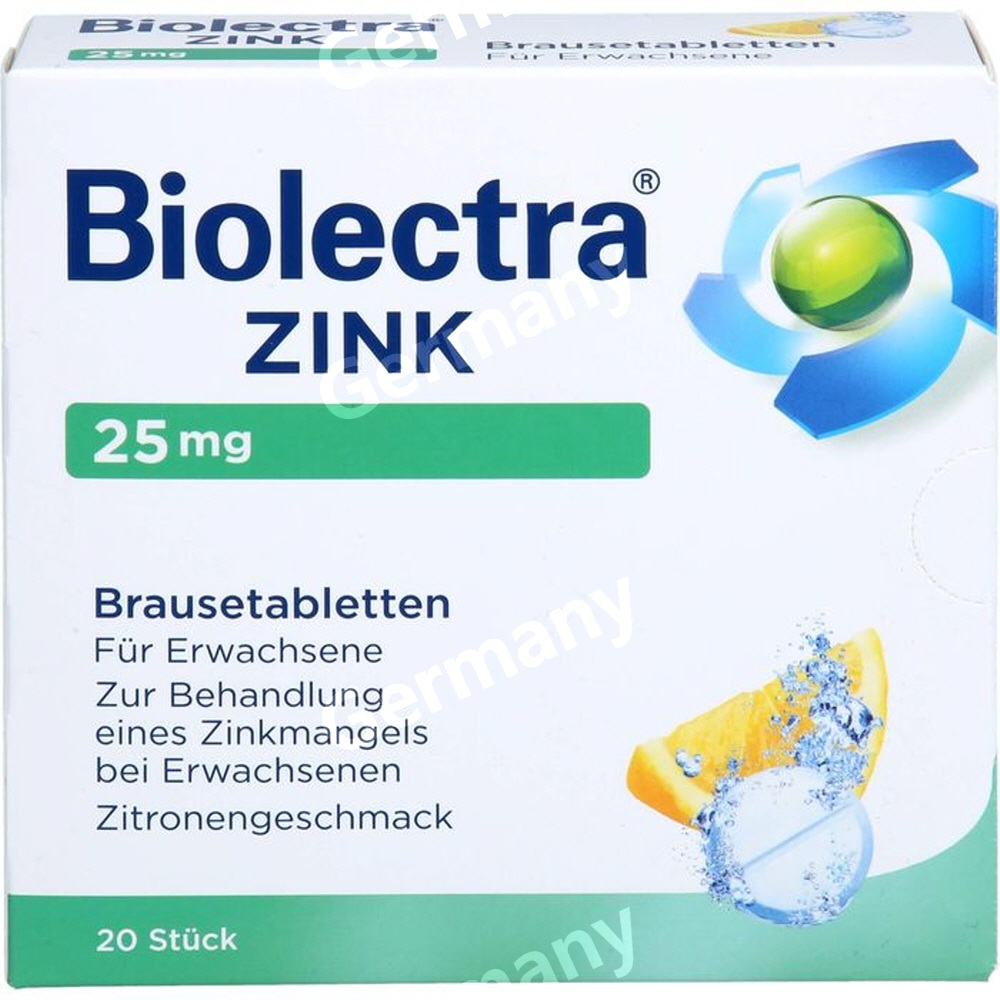 바이오렉트라 아연 발포정 25mg 20개입 이미지 8