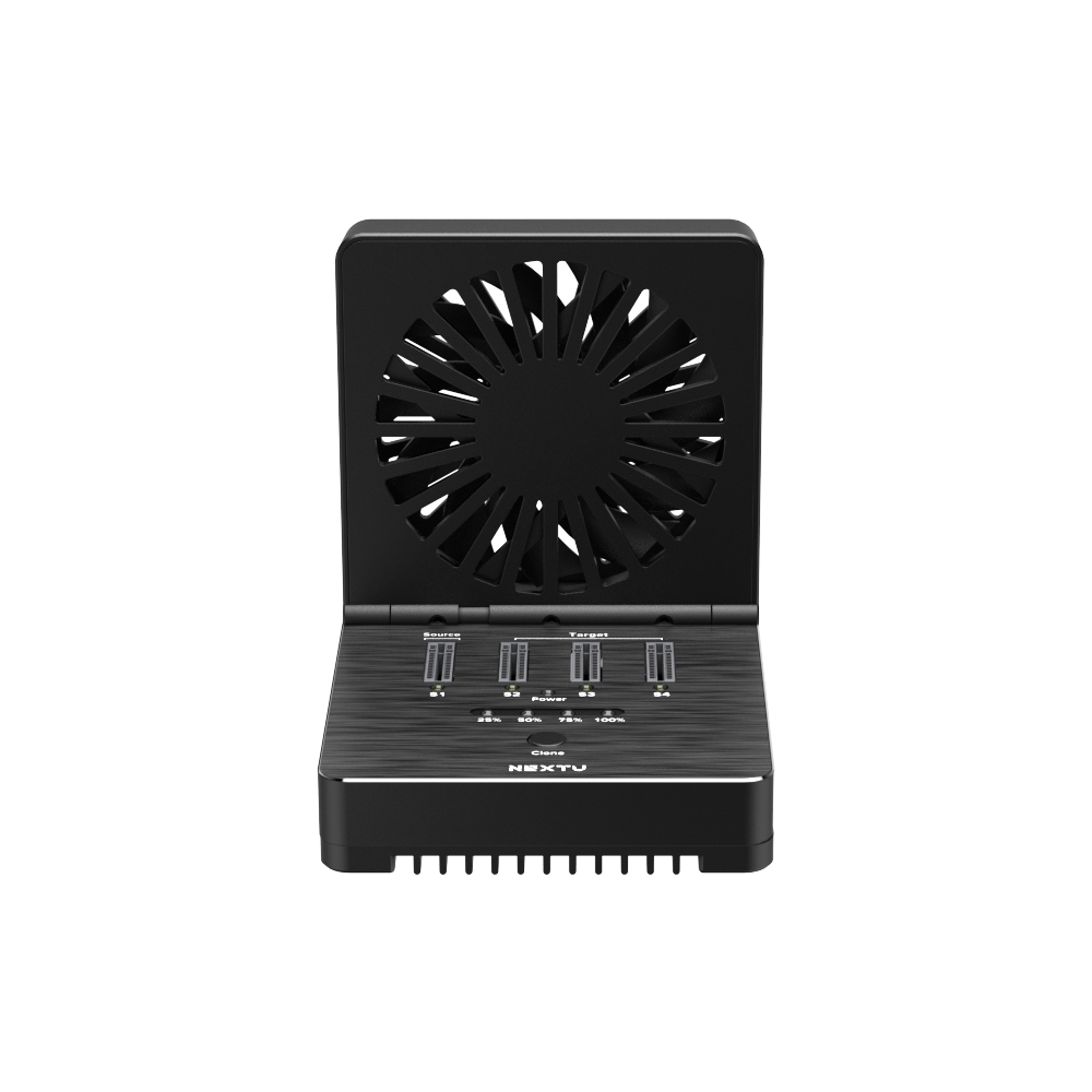 크소정 40G USB4 NVMe M.2 SSD 4베이 복사기 도킹 스테이션 - 상품 이미지