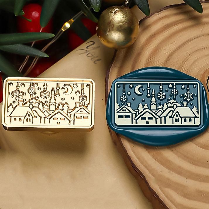 실링왁스 인장 스탬프 2024 크리스마스 청첩장 도장 고요한 밤