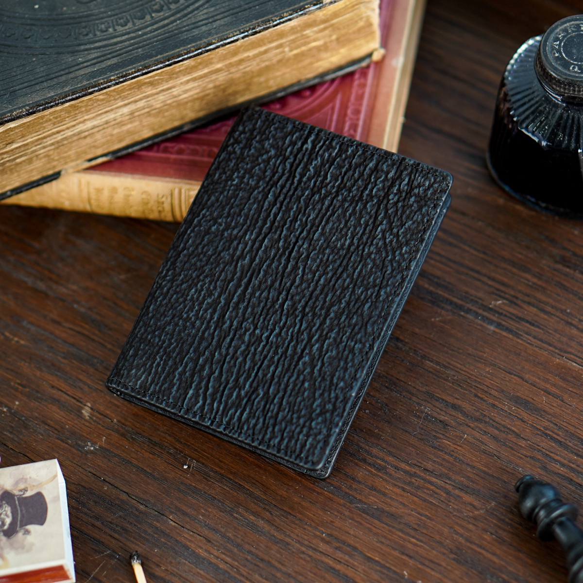 Blue Shark 상어가죽 카드케이스 명함지갑