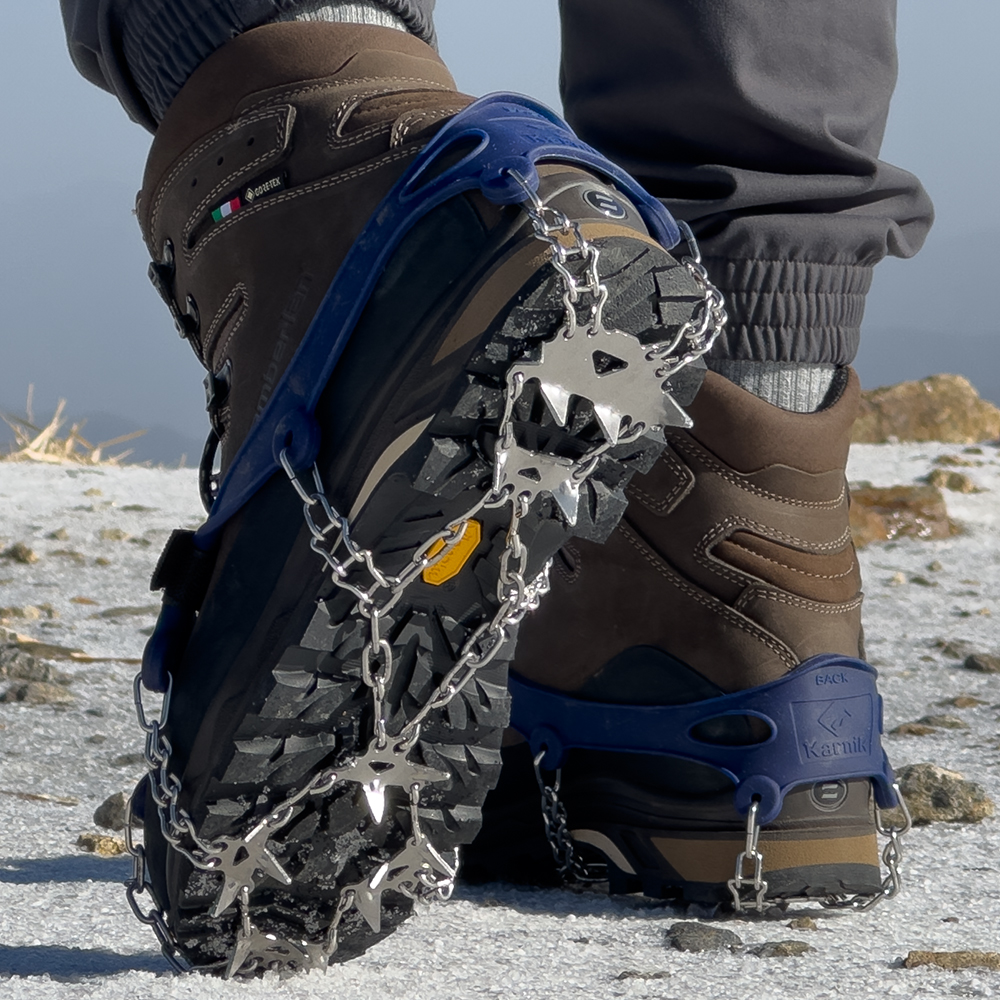 카르닉 아이젠 등산 체인 휴대용 미끄럼방지 19P 빙판길 등산용 설피 눈길 등산화 제품 이미지
