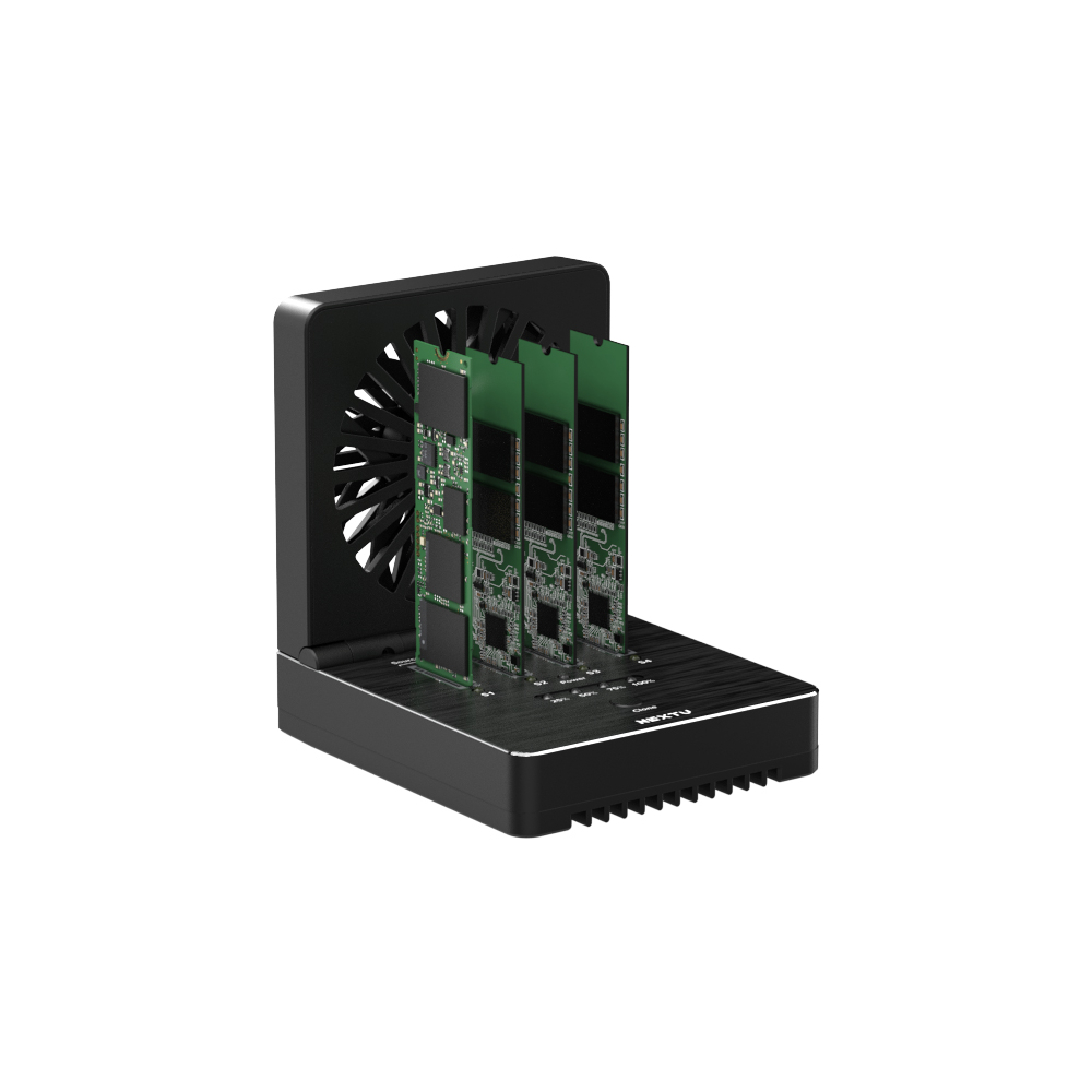 크소정 40G USB4 NVMe M.2 SSD 4베이 복사기 도킹 스테이션 - 상세 이미지 5