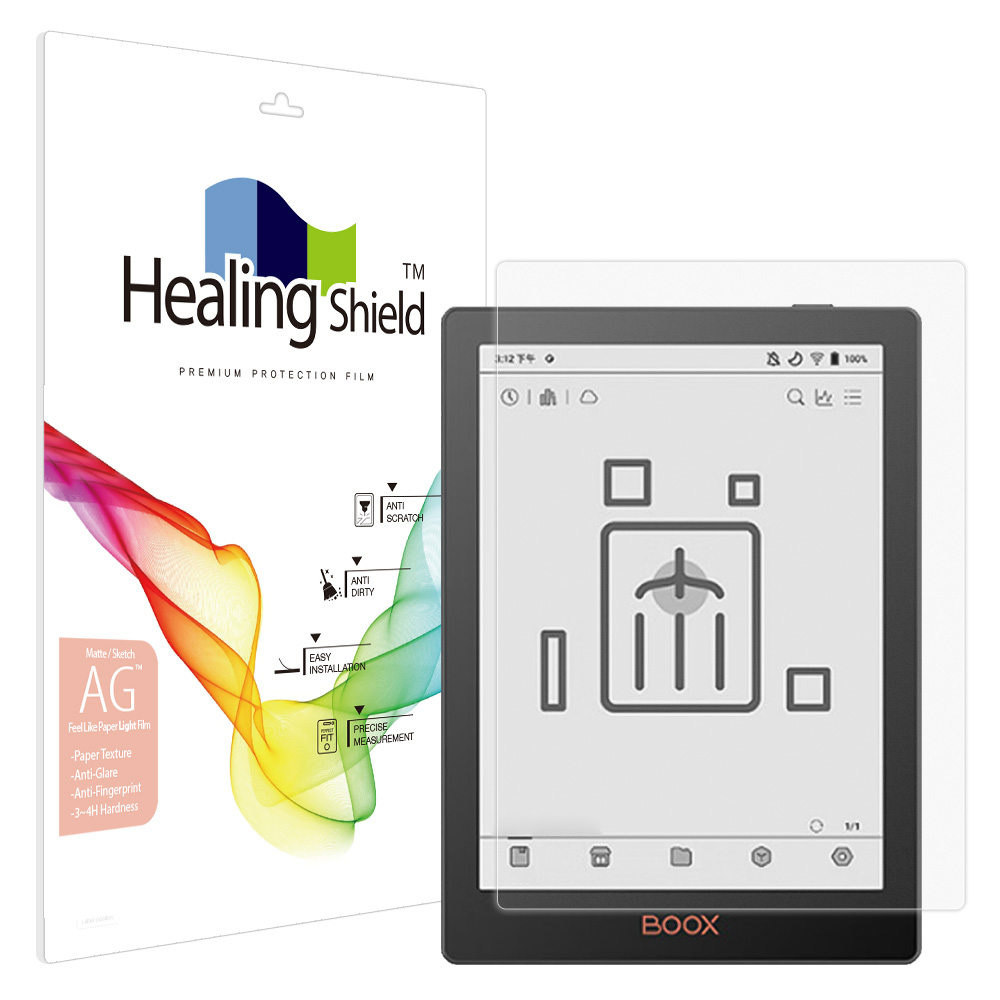 오닉스 북스 포크 6 블랙 종이질감 Light 액정보호필름