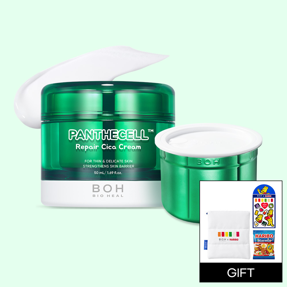 바이오힐 보 판테셀 리페어시카 크림 50ml 기획 (+50ml 리필, 하리보 젤리/스티커/파우치) - 메인 이미지