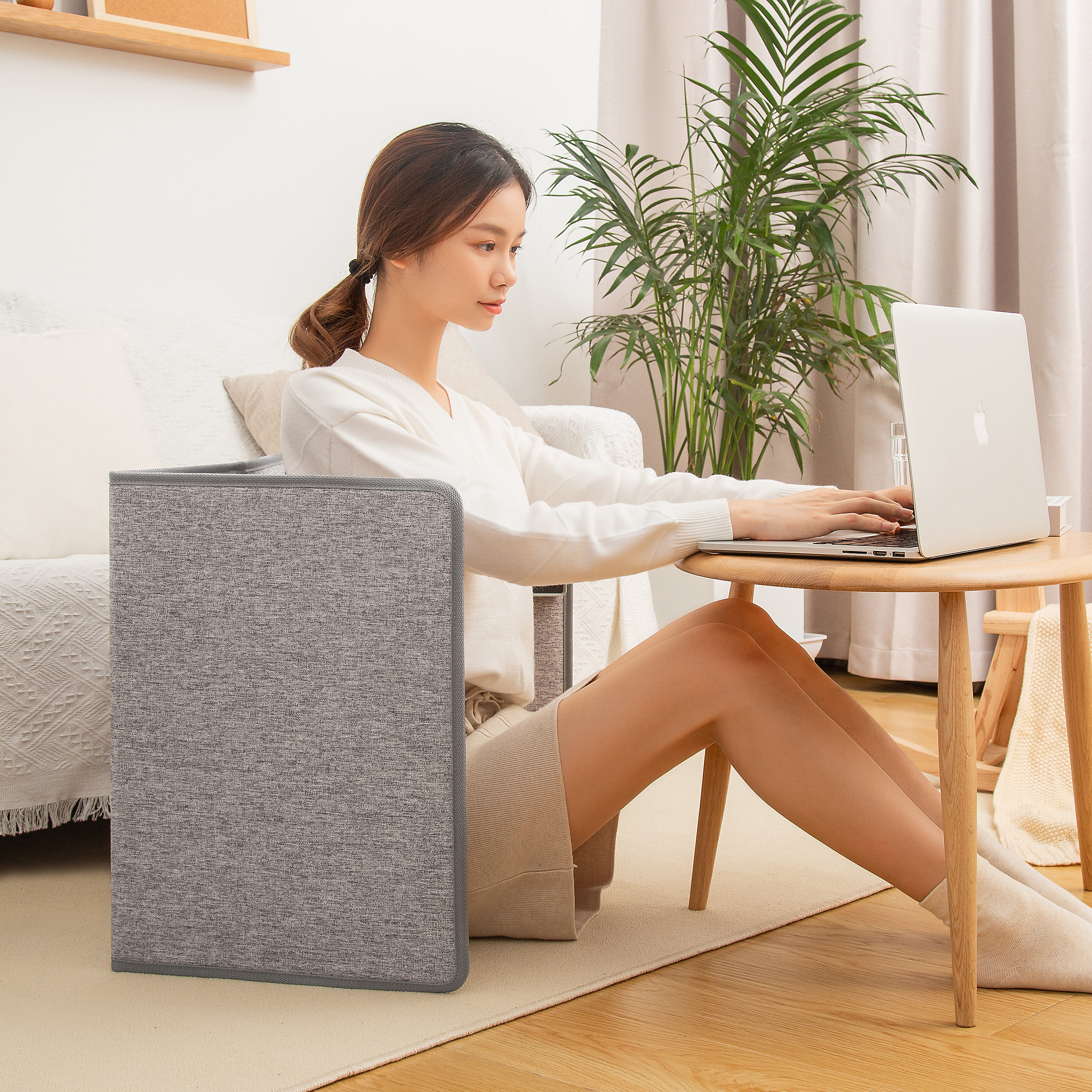 TOB-500 전기히터 히팅패드 발난로 사무실 파티션난로 100X50cm