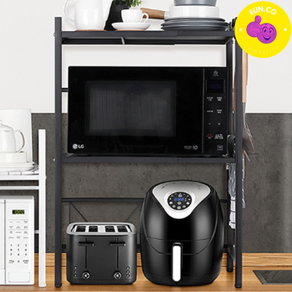 전자레인지 받침대 밥통 보관함 주방 다용도 선반 길이조절