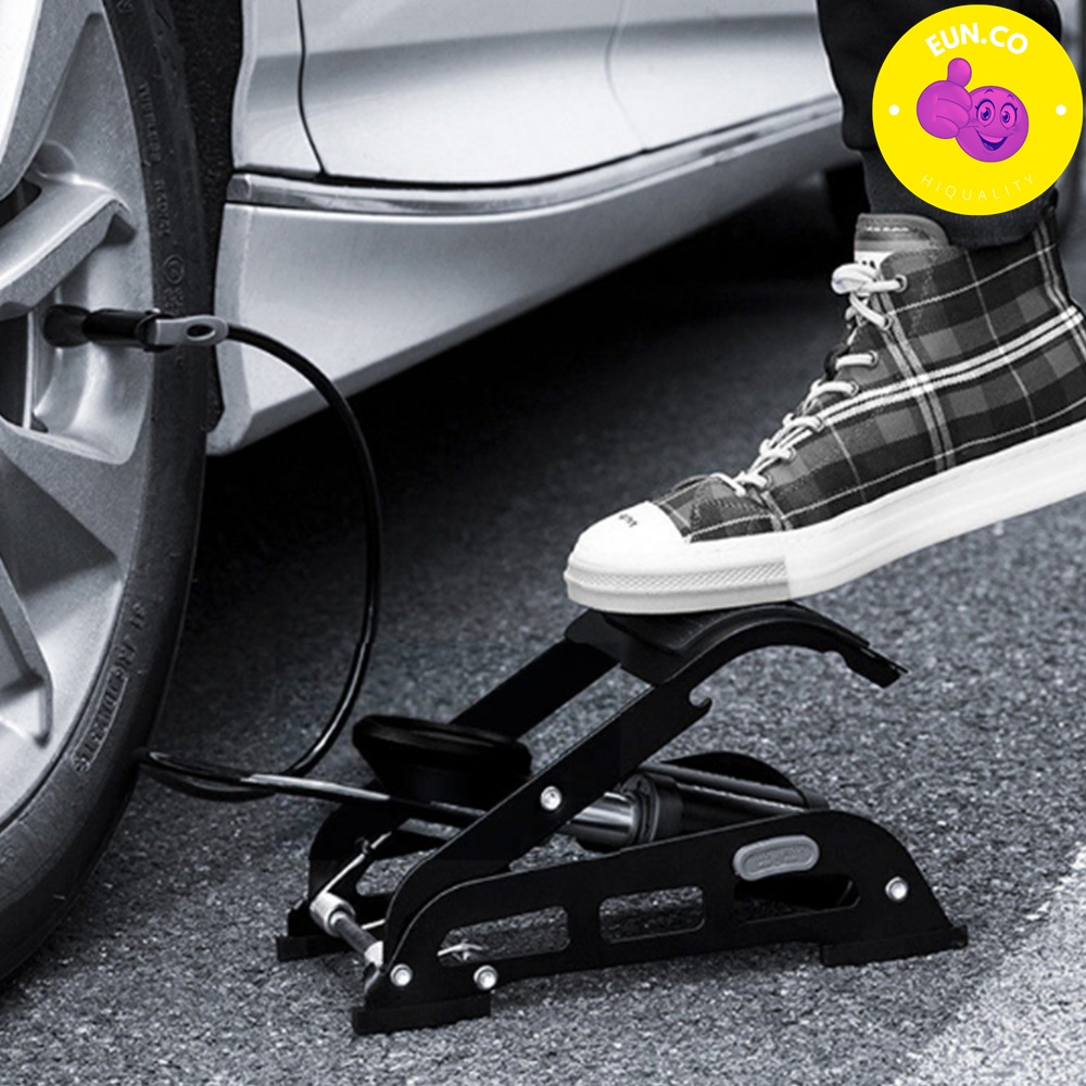 밟는 에어펌프 타이어 공 공기 주입기 자동차 자전거 오토바이