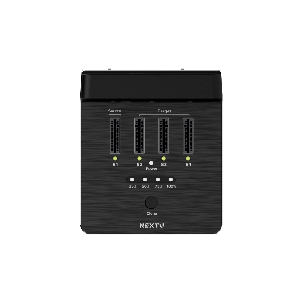 크소정 40G USB4 NVMe M.2 SSD 4베이 복사기 도킹 스테이션 - 상세 이미지 2