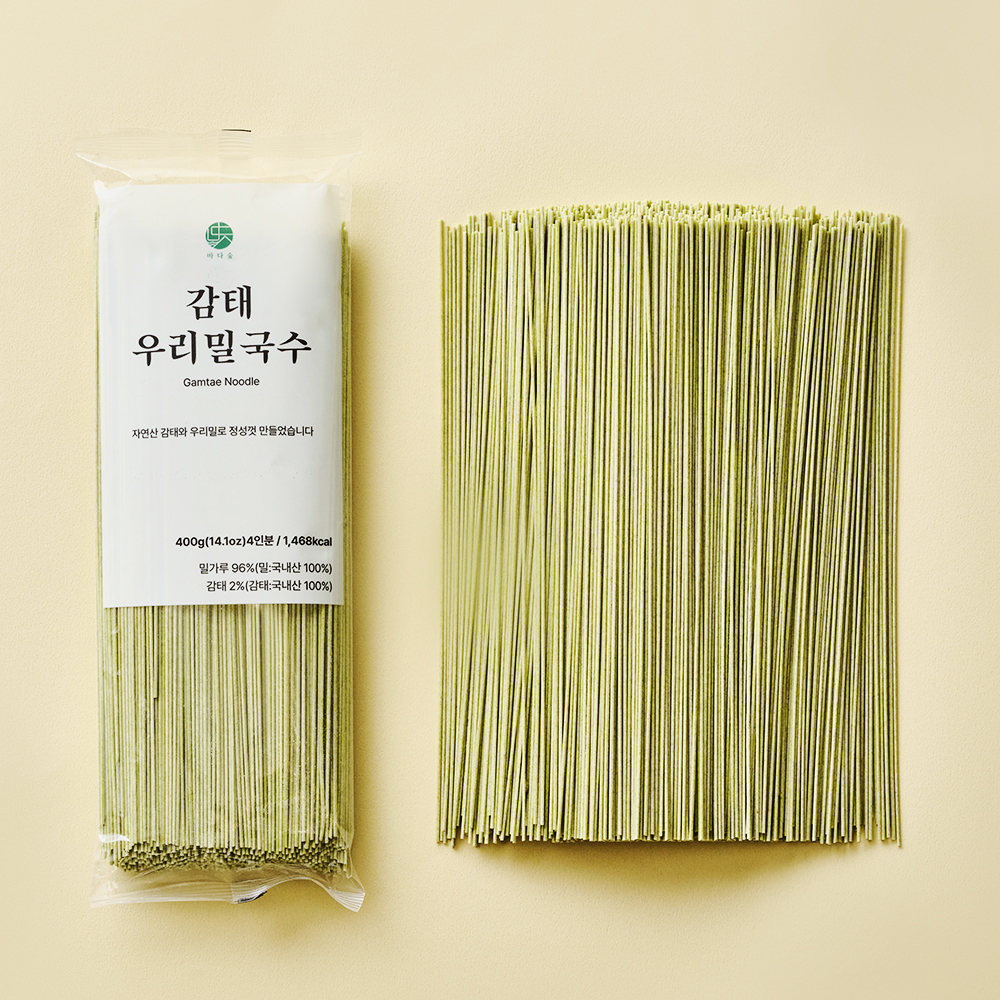 감태 우리밀 국수(400g/4인분) - 상품 이미지