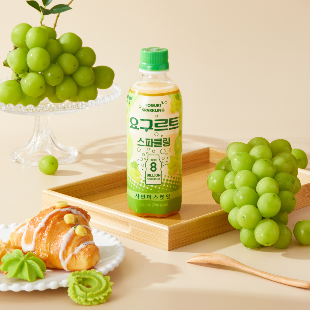[블링부스터] 요구르트 스파클링 샤인머스켓맛 355ml/병