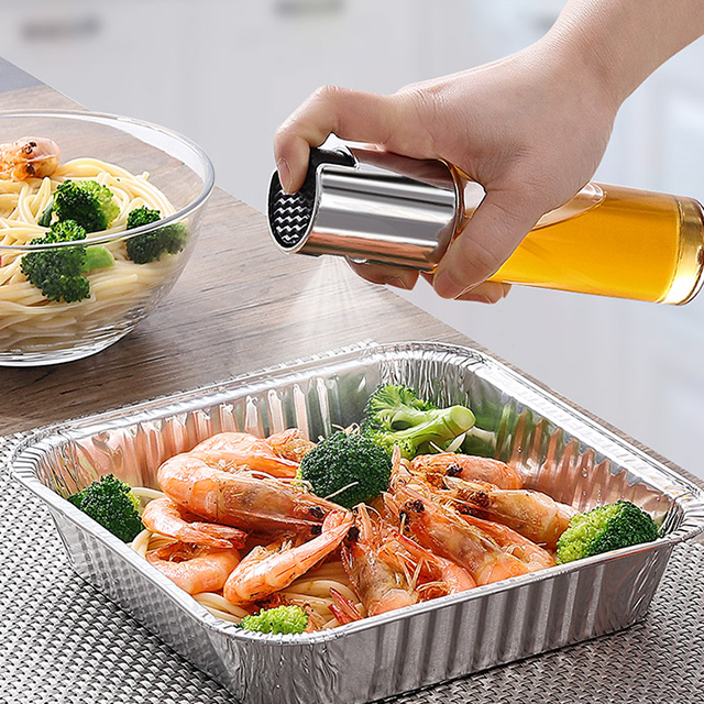 오일스프레이 용기 참기름병 유리 간장 조미료 오일 소스통 분사기 기름 분무기 - 상품 이미지